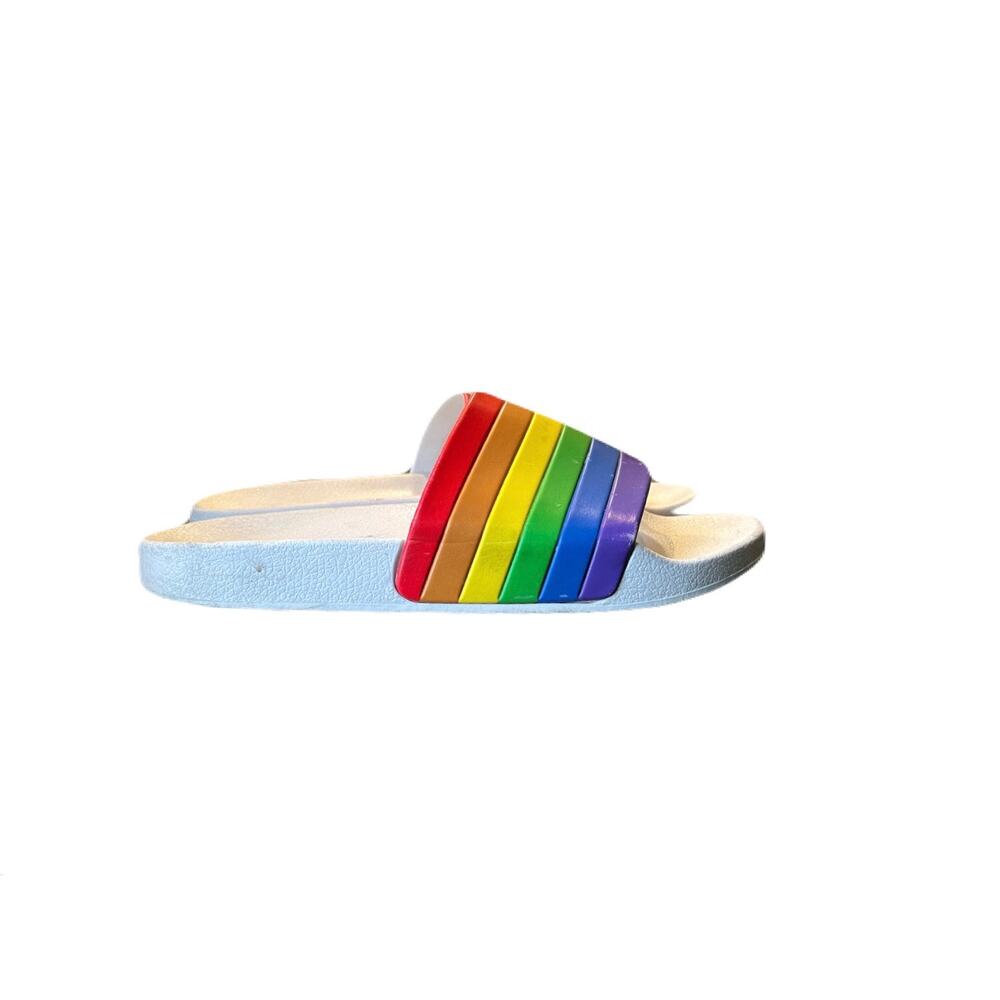 Primark Rainbow Unisex Sandals Size 8